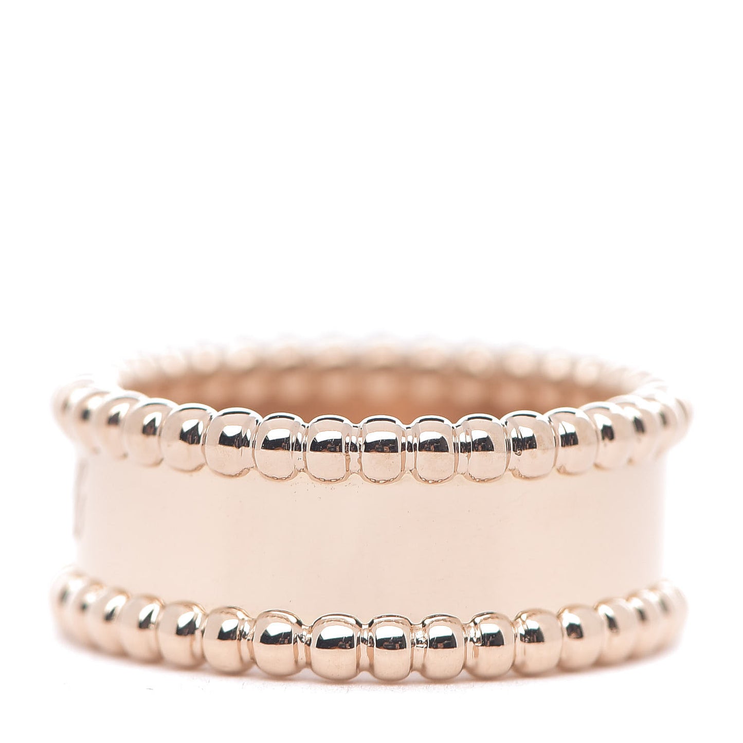 18K Rose Gold Perlee Signature Ring 50 5.25