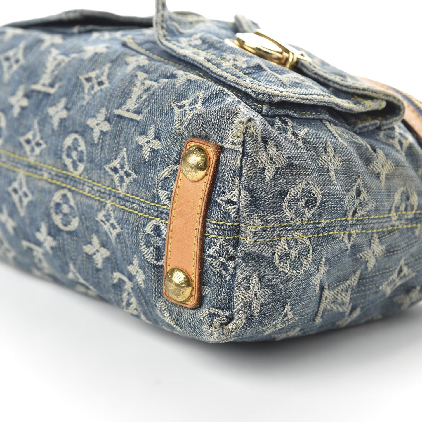 Monogram Denim Baggy PM Blue