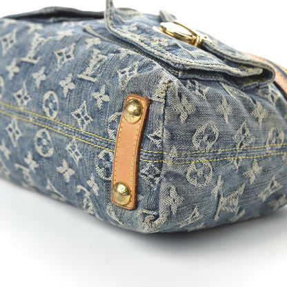 Louis Vuitton Monogram Denim Baggy PM Blue 7 of 11