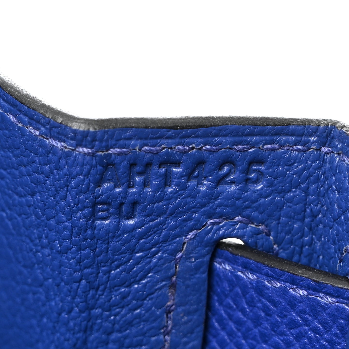 Epsom Kelly Sellier 28 Bleu Electrique
