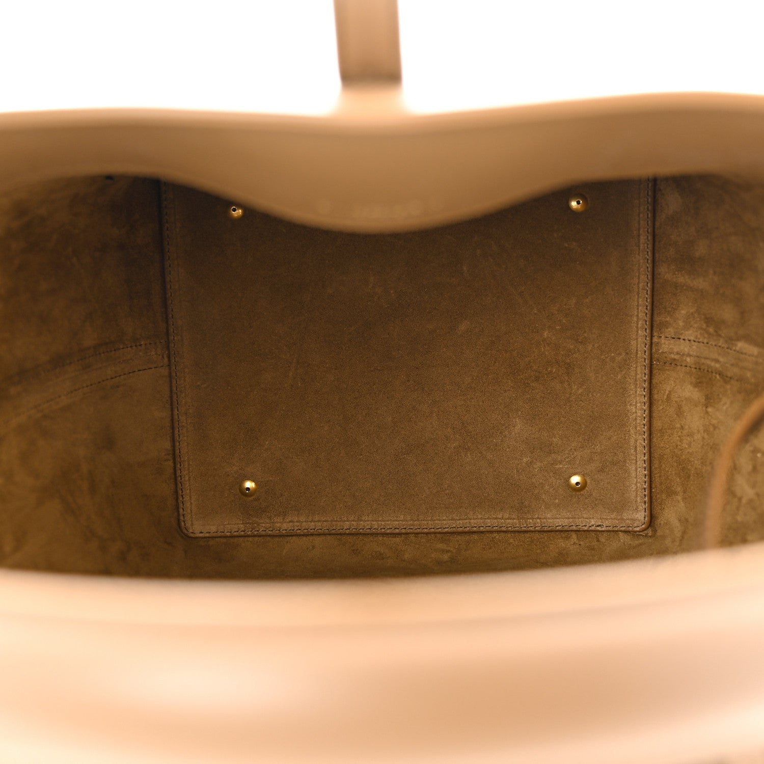 Saint Laurent Shiny Calfskin Le 37 Bucket Bag Dark Cork 6 of 12