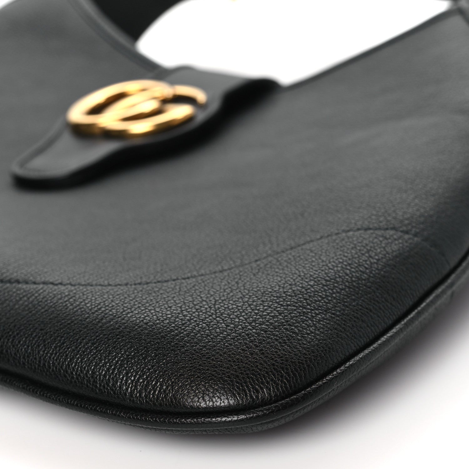 Gucci Goatskin Medium Aphrodite Shoulder Bag Black 10 of 11