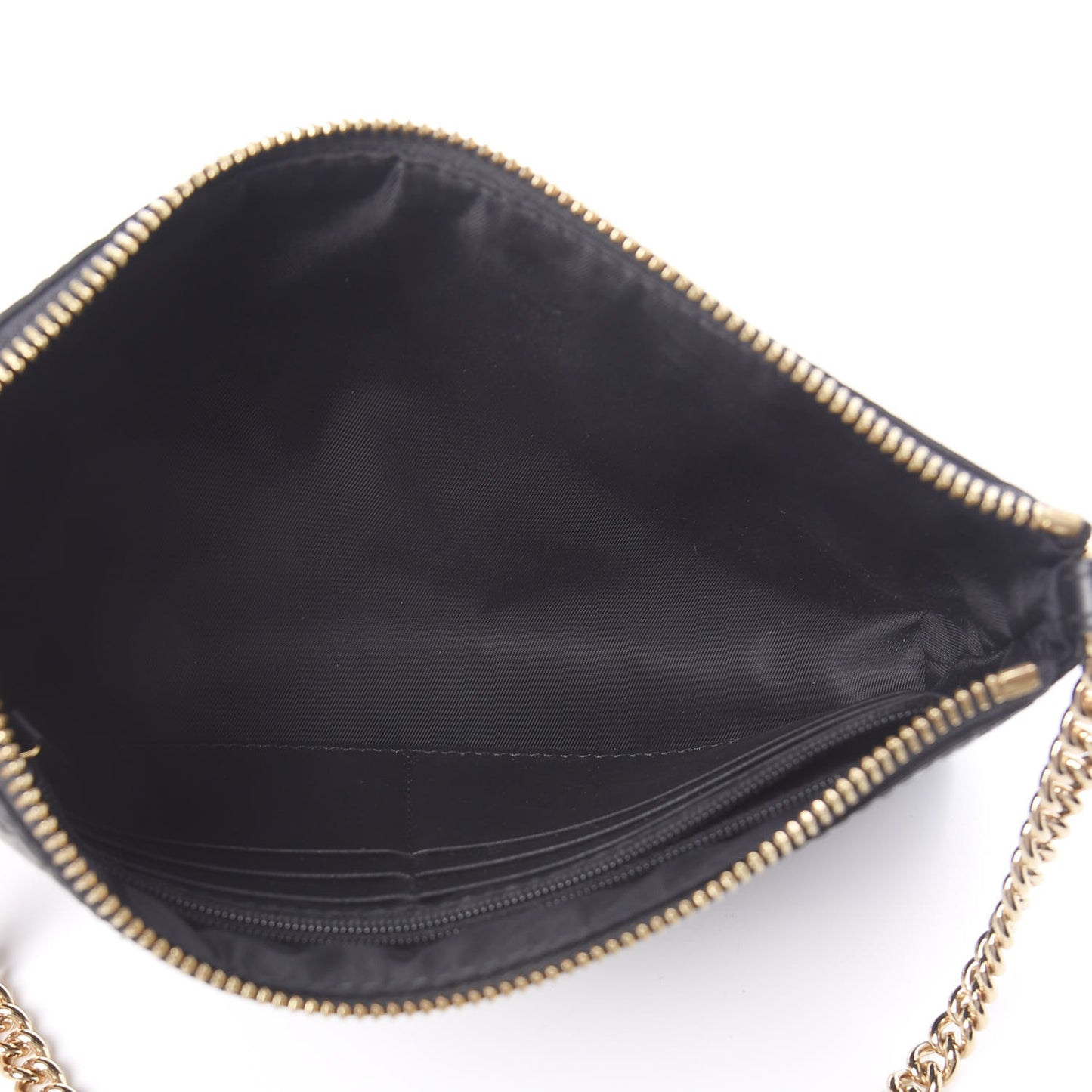 Guccissima Signature Wrist Wallet Black
