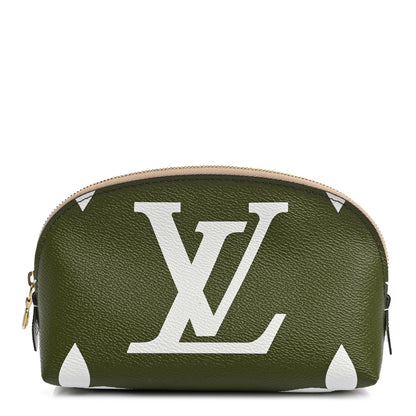 Louis Vuitton Monogram Giant Cosmetic Pouch Kaki 1 of 7