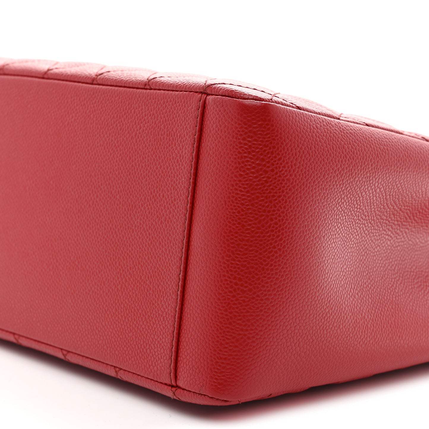 Caviar Quilted Grand Shopping Tote GST Red