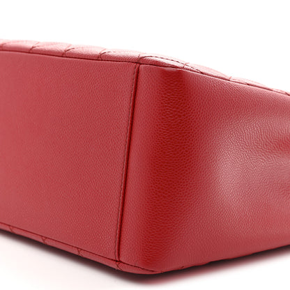 Chanel Caviar Quilted Grand Shopping Tote GST Red 11 of 11