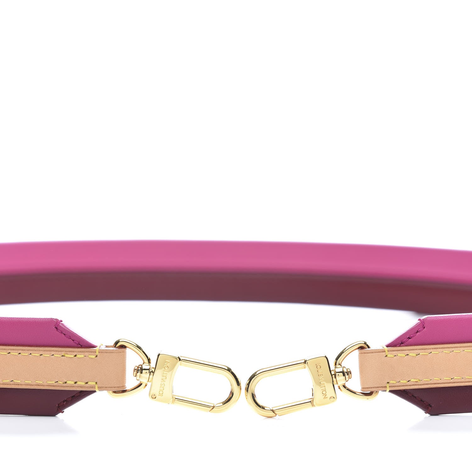 Louis Vuitton Calfskin Cluny BB Shoulder Strap Bordeaux Fuchsia 3 of 4
