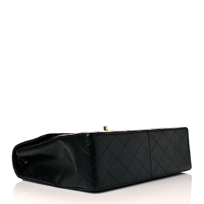 Chanel Lambskin Quilted Jumbo Single Flap Black 4 of 13