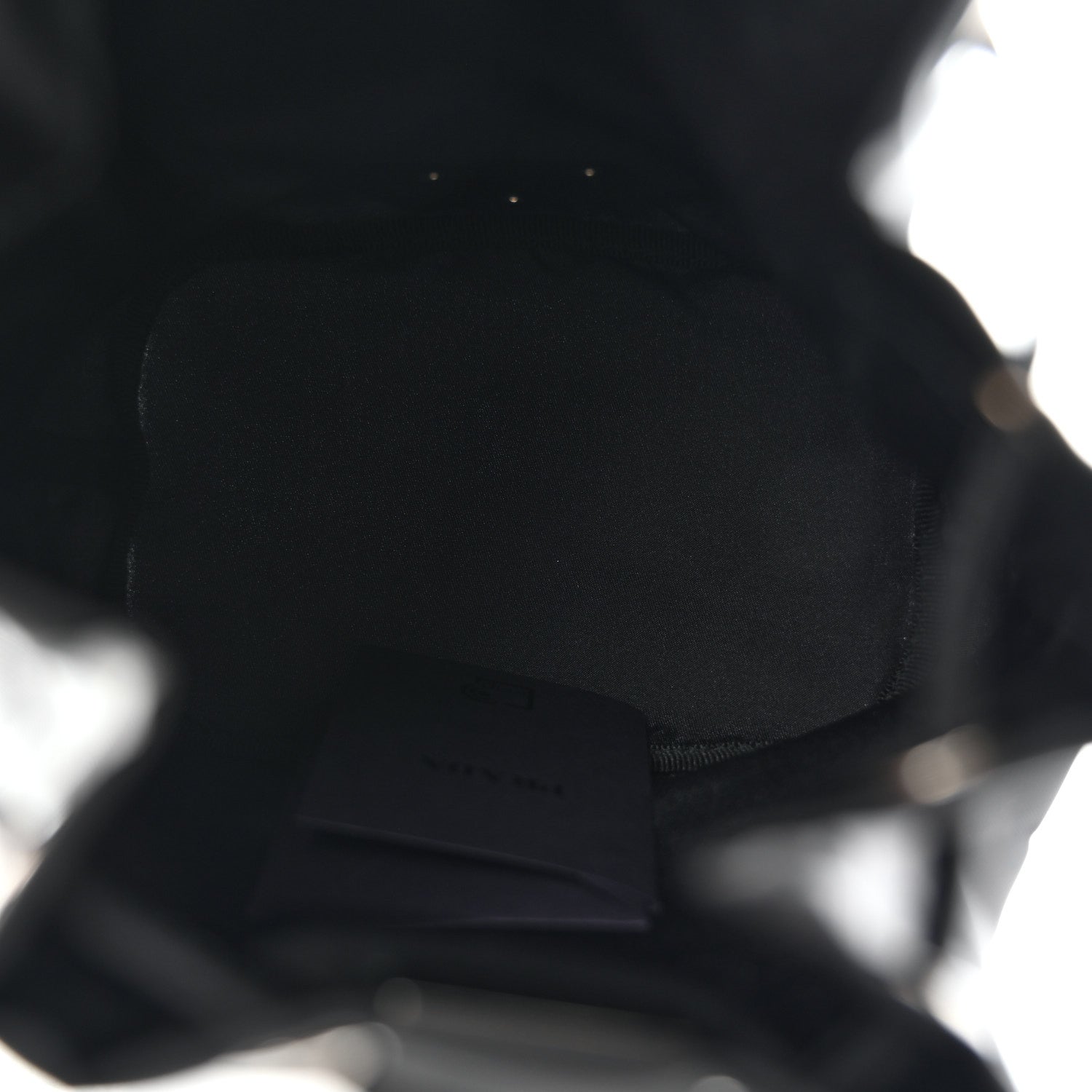 Prada Nylon Vela Drawstring Pouch Black 5 of 9
