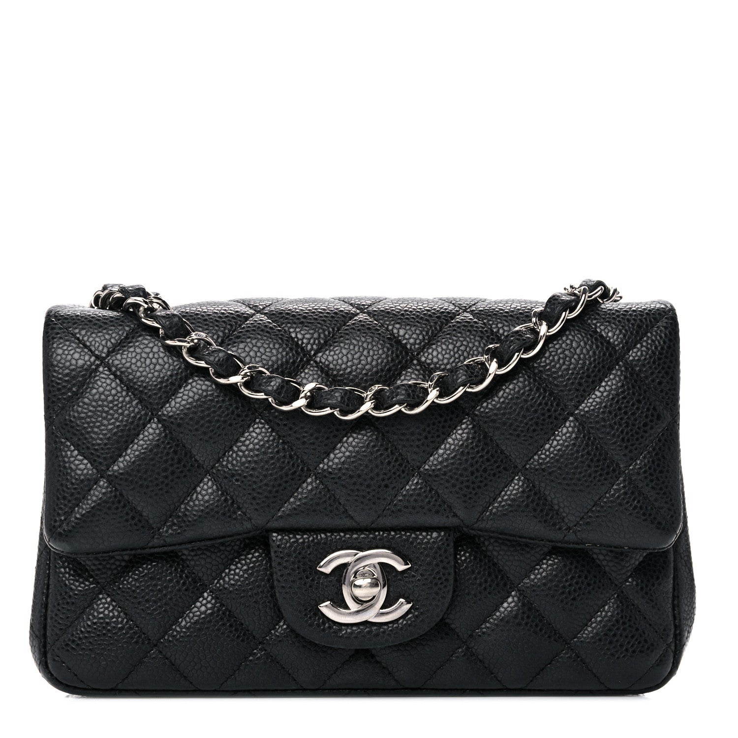 Chanel Caviar Quilted Mini Rectangular Flap Black 1 of 10