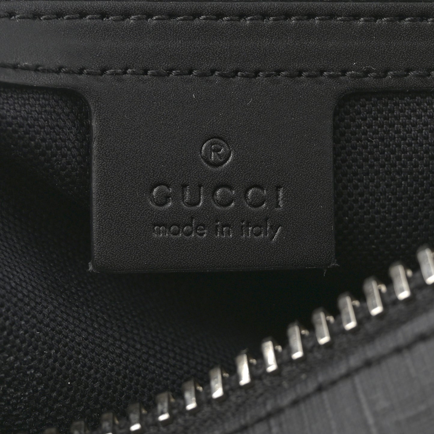 Soft GG Supreme Monogram Web Belt Bag Black Grey