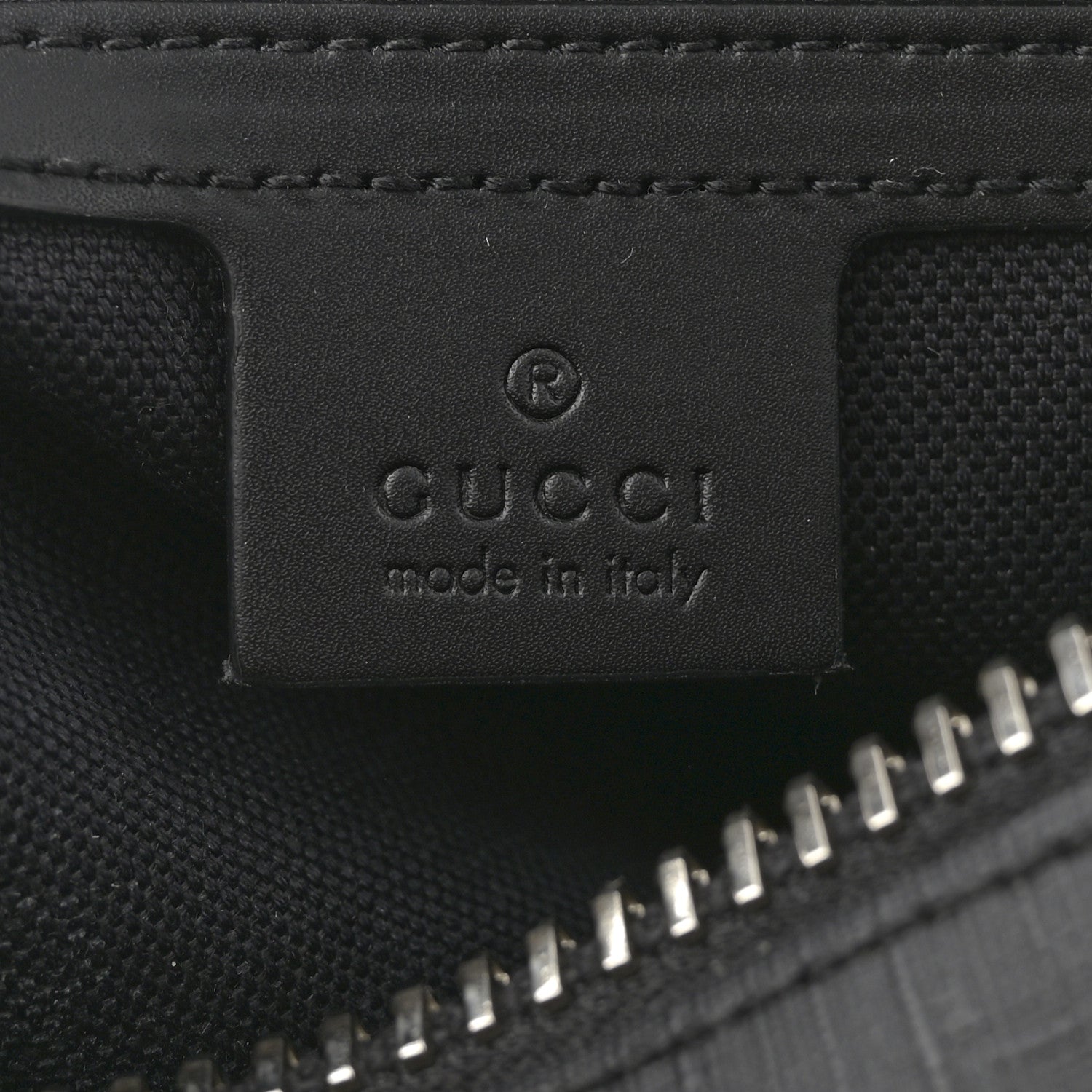 Gucci Soft GG Supreme Monogram Web Belt Bag Black Grey 6 of 10