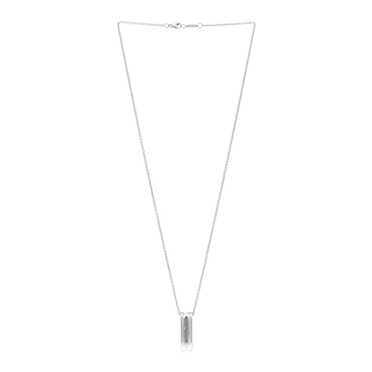 Sterling Silver 1837 Oval Loop Pendant Necklace