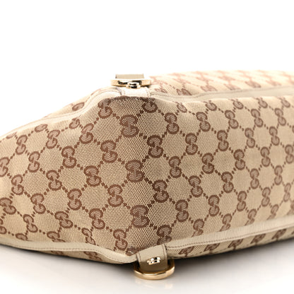 Gucci Monogram Large Abbey Tote Off White 9 of 18