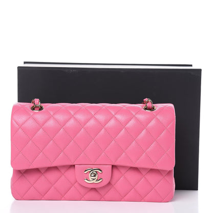 Chanel Caviar Quilted Medium Double Flap Pink 11 of 11