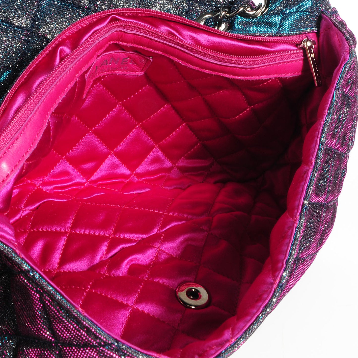 Iridescent Glitter Fabric Jumbo Single Flap Multicolor