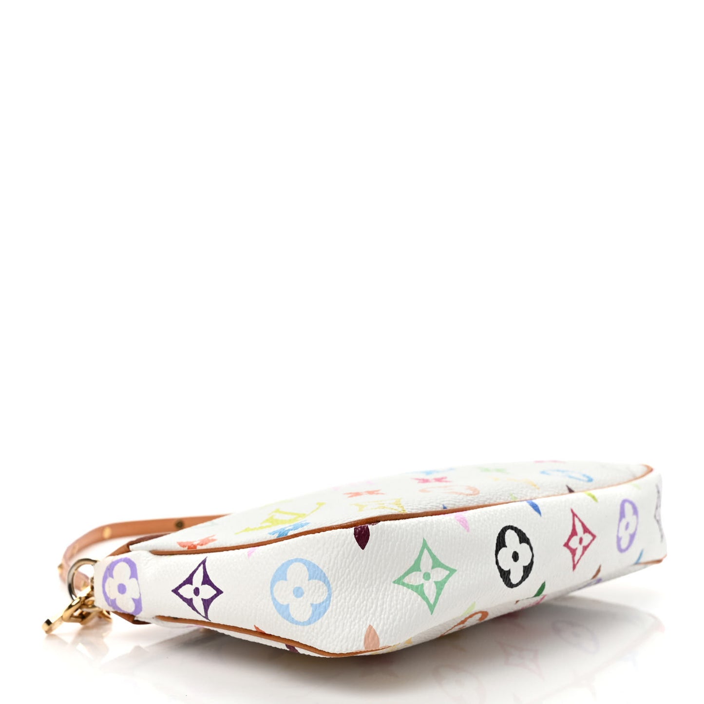 Monogram Multicolor Pochette Accessories White