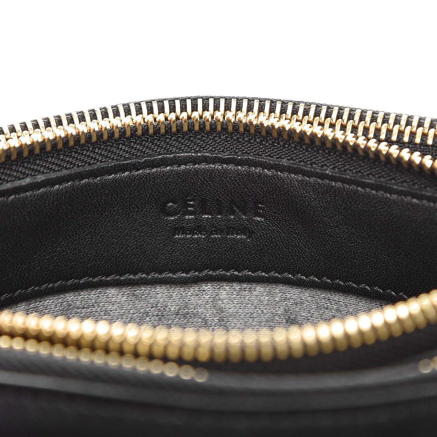 Celine Lambskin Small Trio Crossbody Bag Black 6 of 7