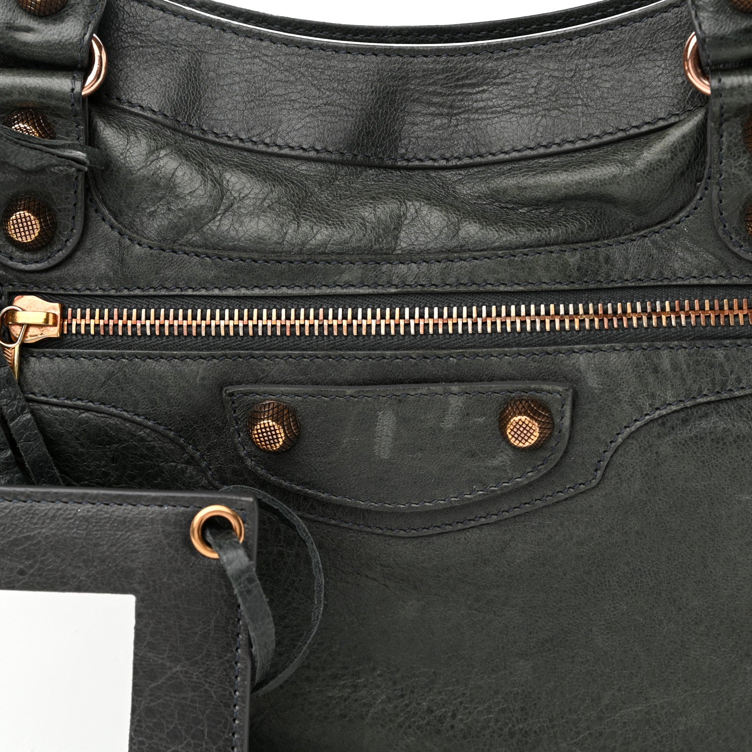 Balenciaga Agneau Giant 12 Rose Gold Hardware Town Anthracite 8 of 10