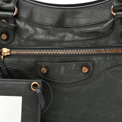 Balenciaga Agneau Giant 12 Rose Gold Hardware Town Anthracite 8 of 10