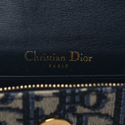 Christian Dior Oblique Saddle Belt Bag Blue 7 of 9