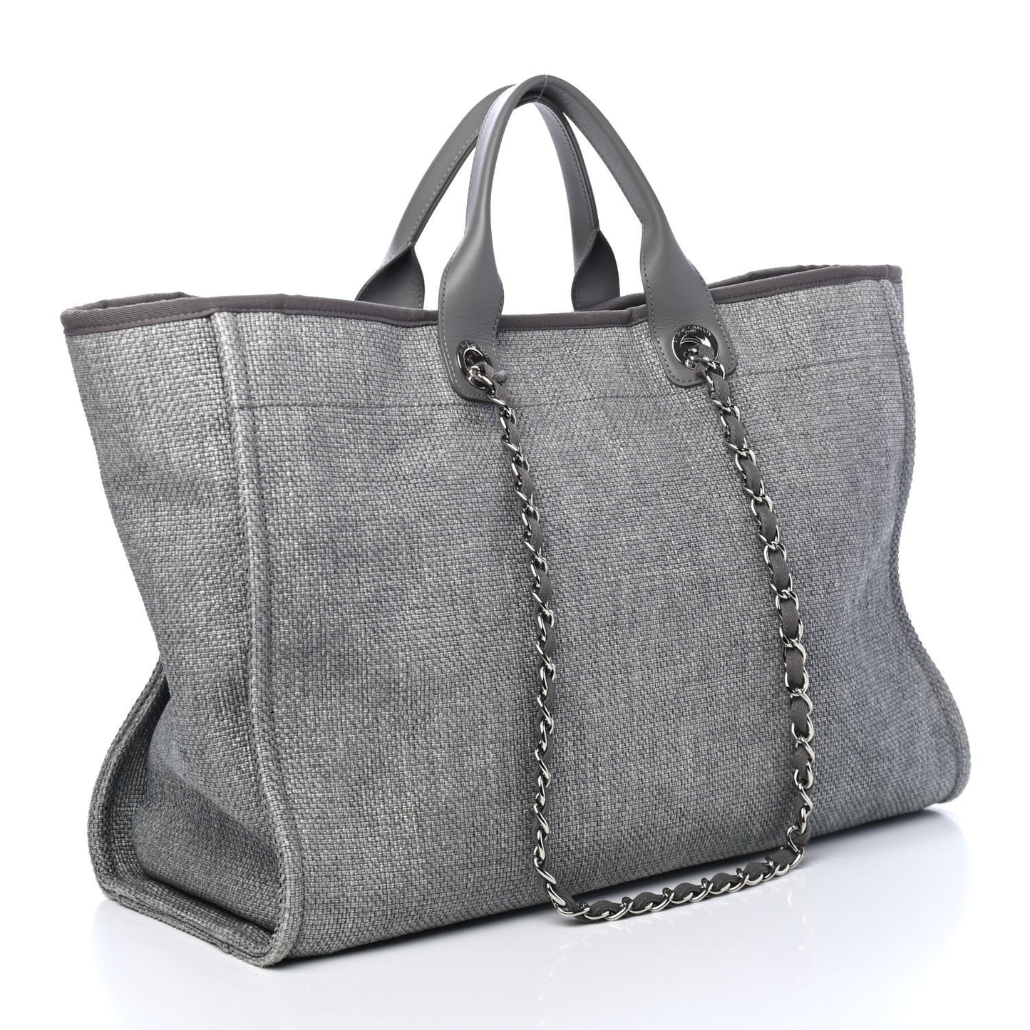 Canvas Large Deauville Tote Grey