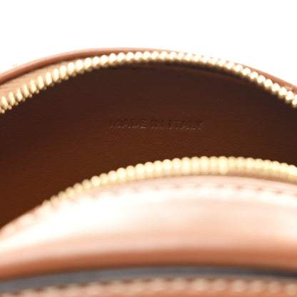 Celine Smooth Calfskin Cuir Small Triomphe Oval Crossbody Purse Tan 7 of 11