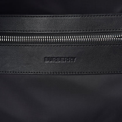 Burberry Nylon Logo Print Backpack Black 6 of 9