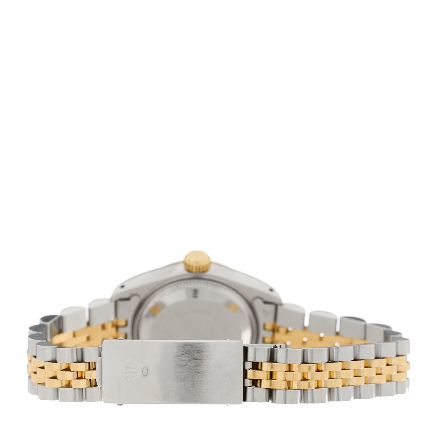 Stainless Steel 18K Yellow Gold 26mm Oyster Perpetual Datejust Watch Black Tapestry 69173