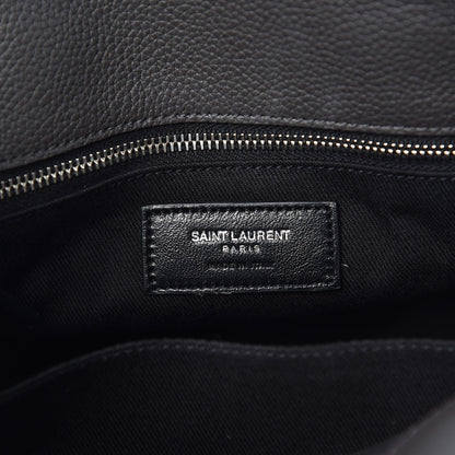 Saint Laurent Grained Calfskin Baby Supple Sac De Jour Asphalt 7 of 10
