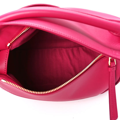 Loewe Satin Calfskin Monochrome Small Puzzle Edge Bag Ruby Red Glaze 5 of 11