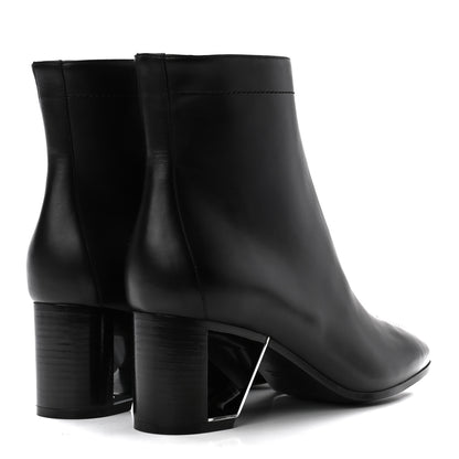 Hermes Calfskin Becky Ankle Boots 39 Black 4 of 8