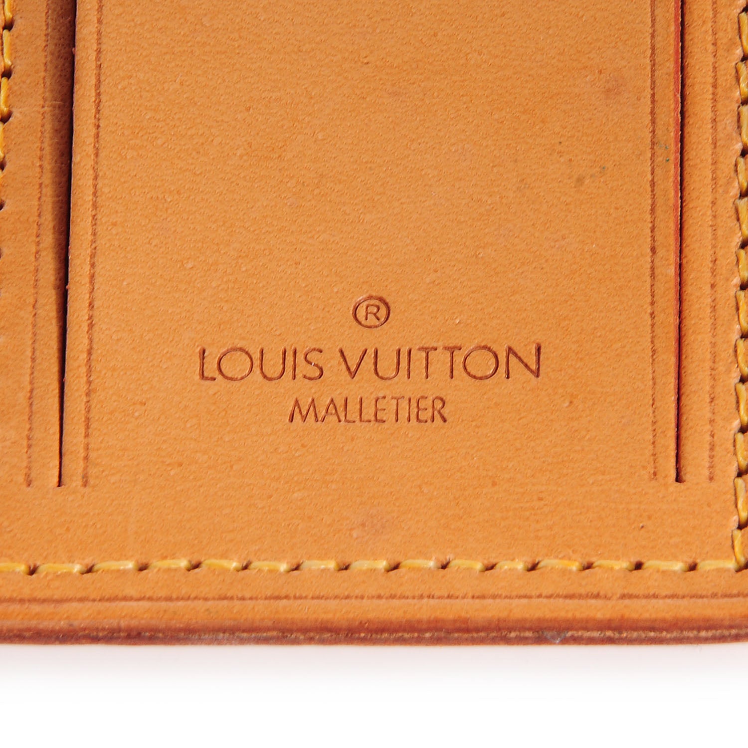 Louis Vuitton Vachetta Leather Luggage Tag 8 of 11