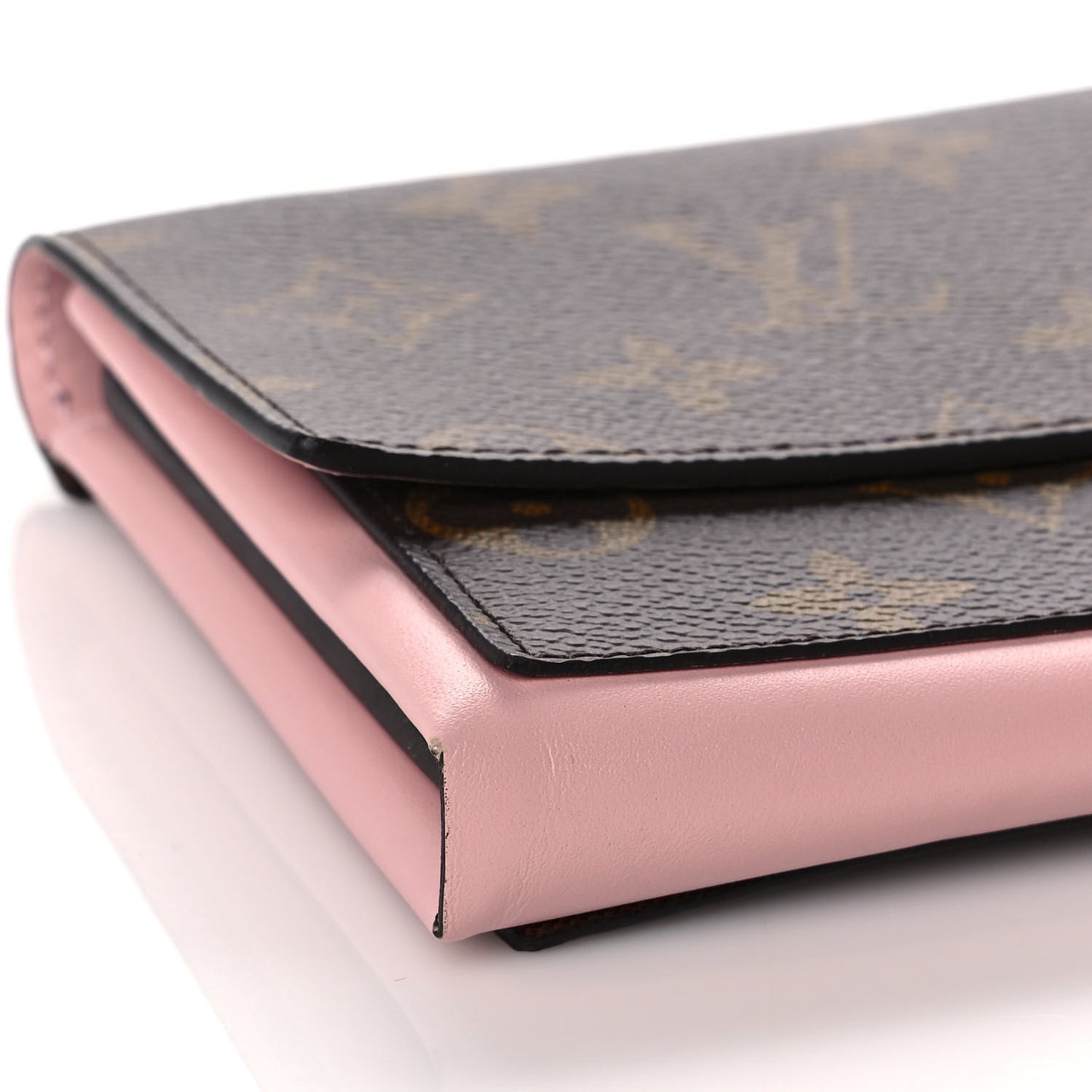 Monogram Flore Wallet Rose Ballerine