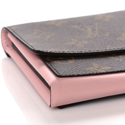 Louis Vuitton Monogram Flore Wallet Rose Ballerine 7 of 8