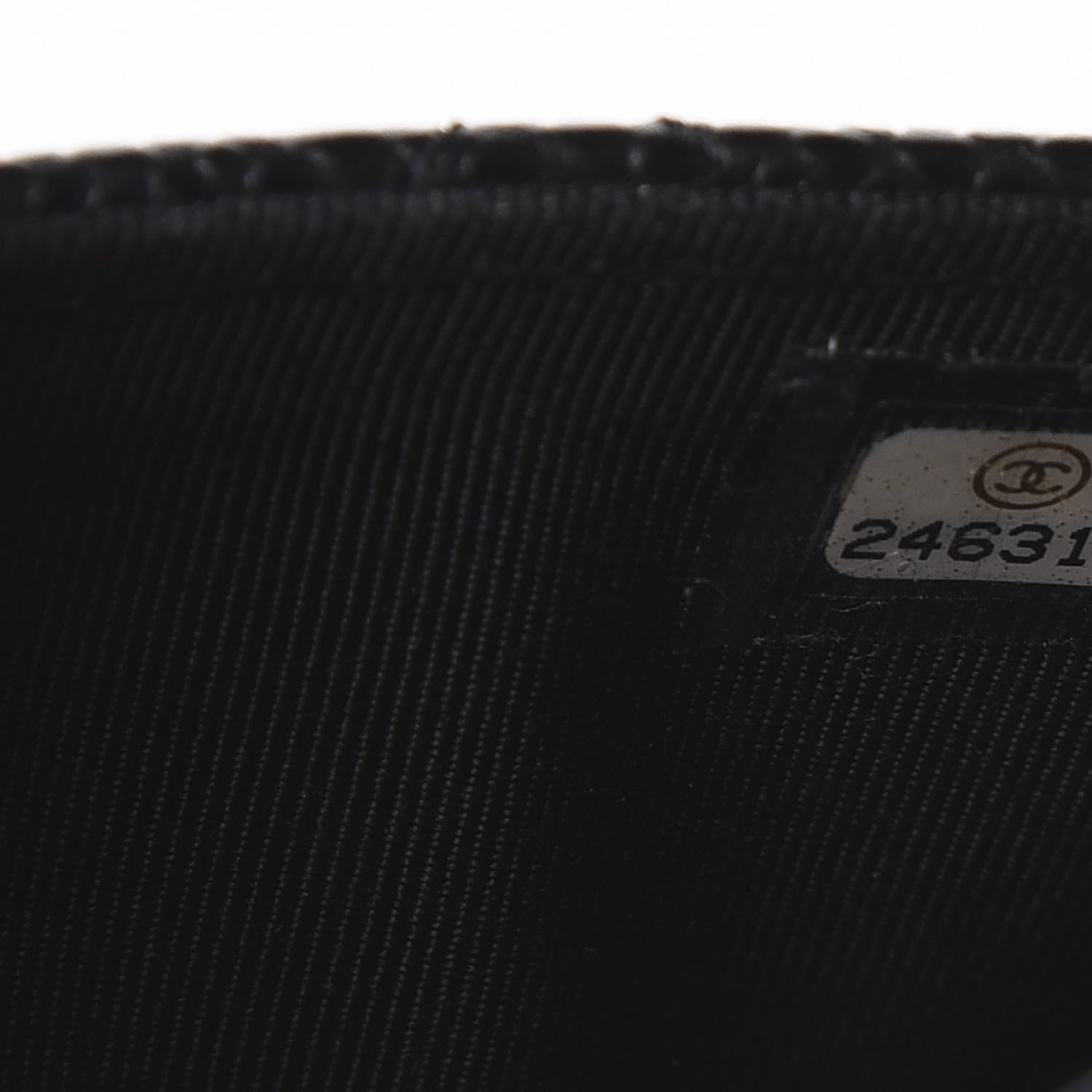 Chanel Caviar Quilted Flap Card Holder Black 8 of 11