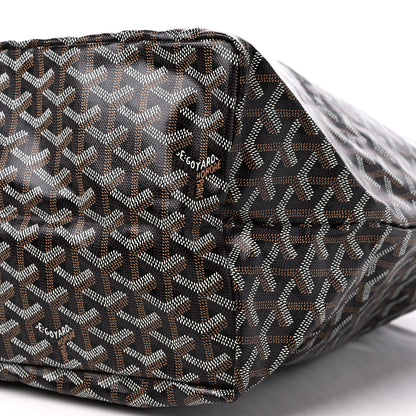 Goyard Goyardine Saint Louis GM Black Gold 9 of 9