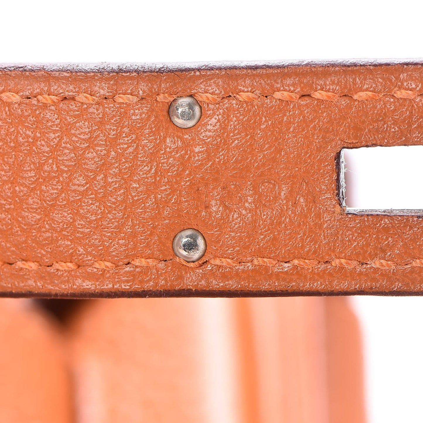Taurillon Clemence Birkin 40 Orange