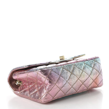 Chanel Metallic Goatskin Quilted Mini 2.55 Reissue Flap Multicolor 4 of 10