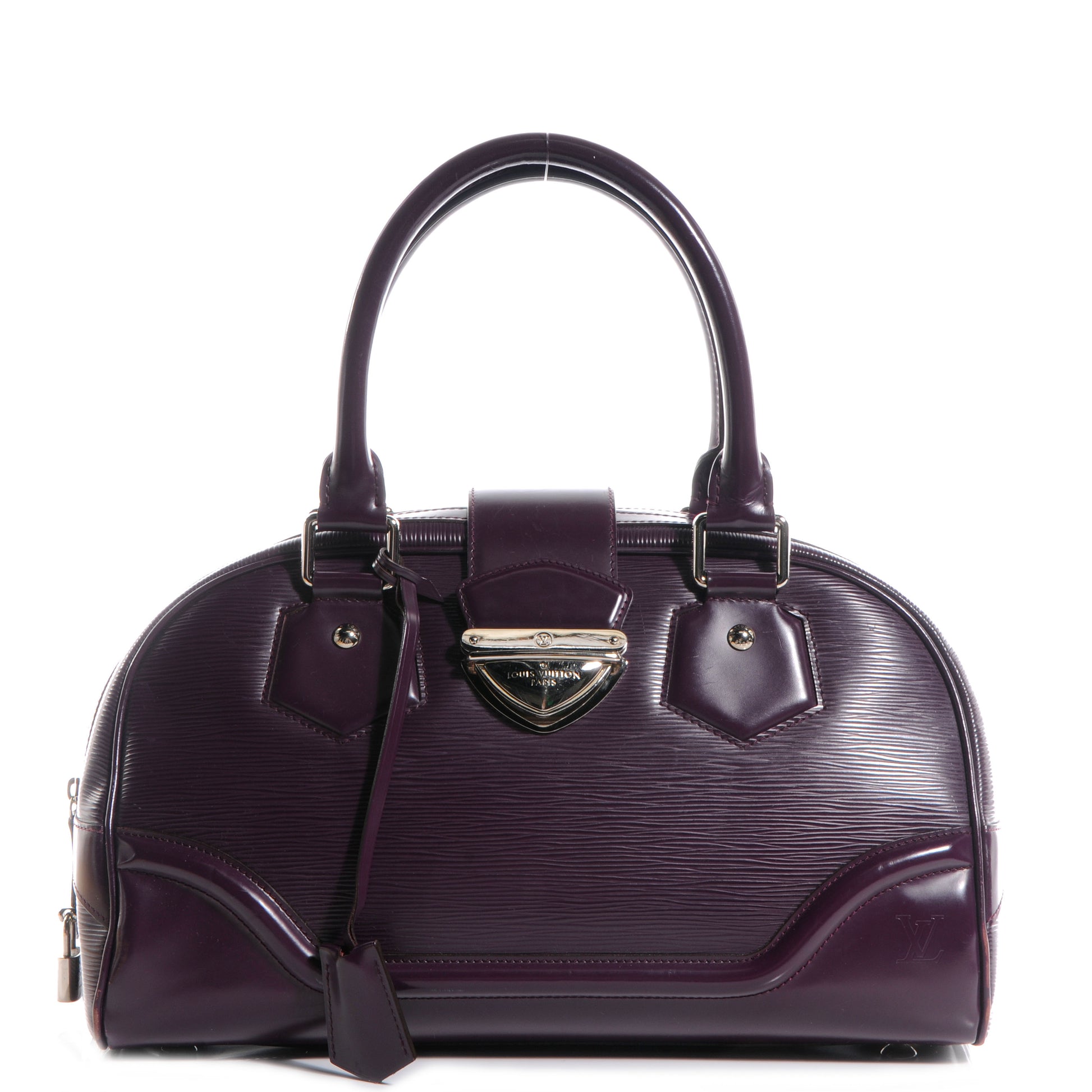 Louis Vuitton Epi Bowling Montaigne GM Cassis 1 of 7