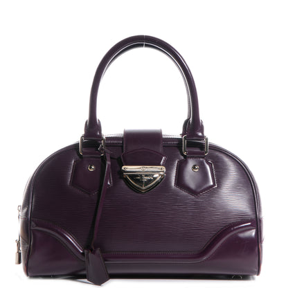 Louis Vuitton Epi Bowling Montaigne GM Cassis 1 of 7