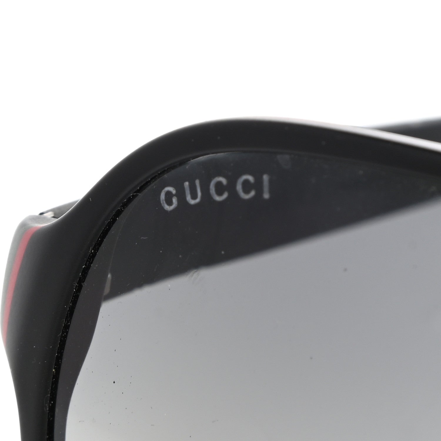Gucci Acetate Polarized Web Aviator Sunglasses GG 1065/S Black 7 of 8