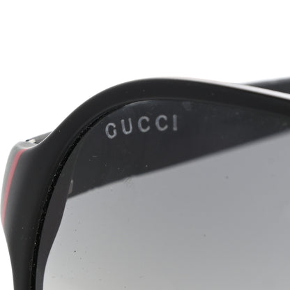 Gucci Acetate Polarized Web Aviator Sunglasses GG 1065/S Black 7 of 8