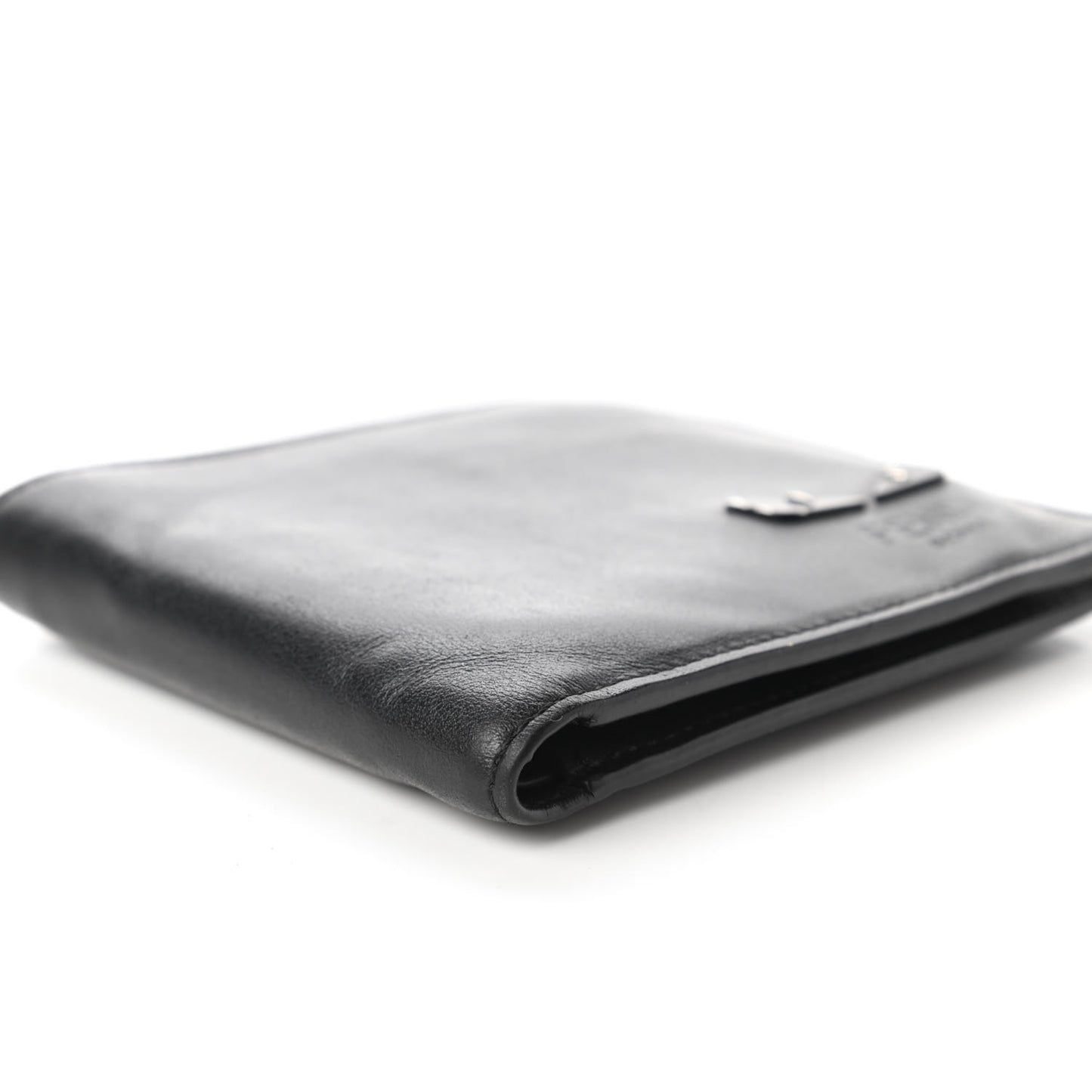 Vitello Century Mini Bug Eyes Bi-Fold Wallet Black