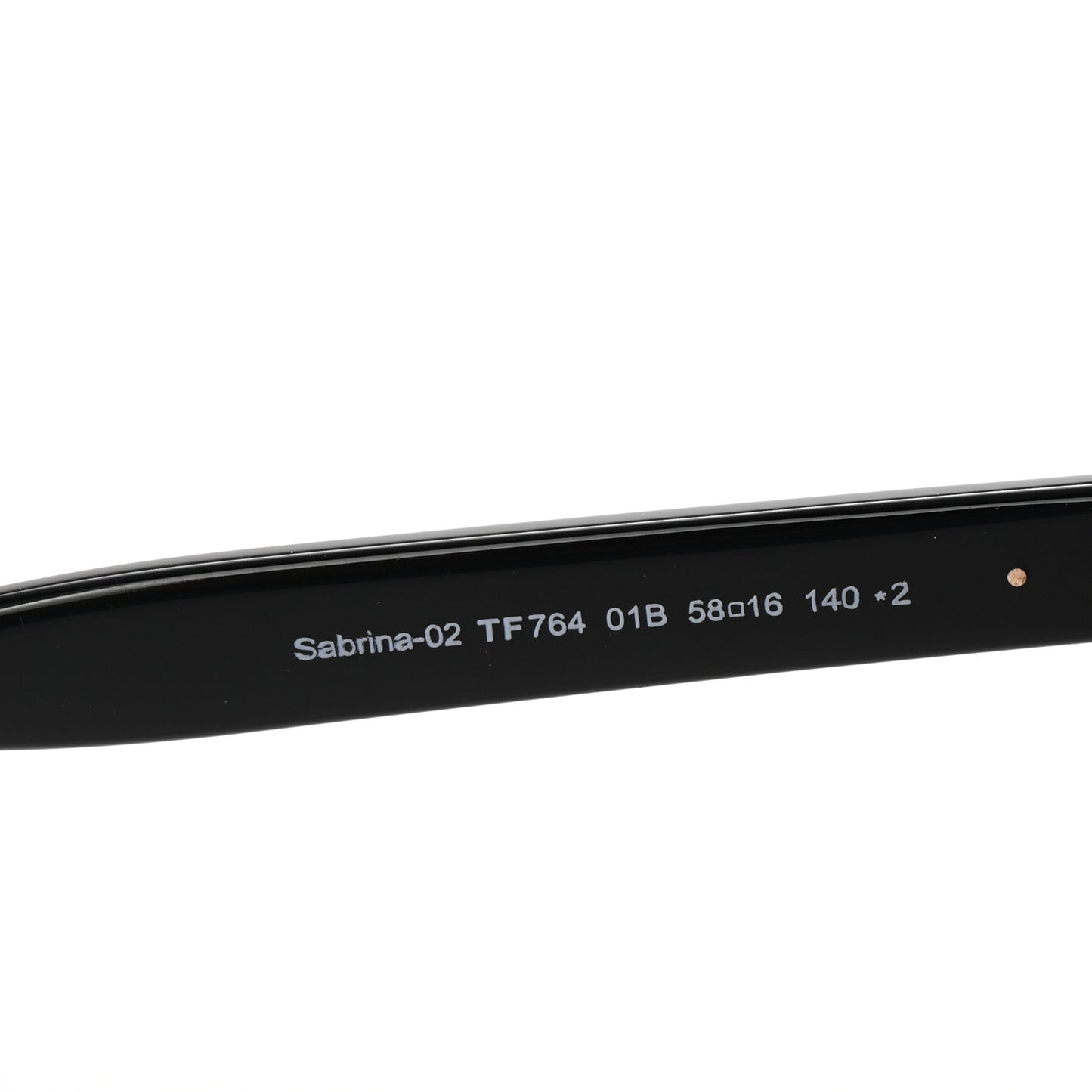 Acetate Sabrina Square Sunglasses TF764 Black