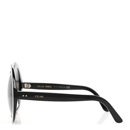Celine Acetate Round Sunglasses CL 40081U Black 3 of 8