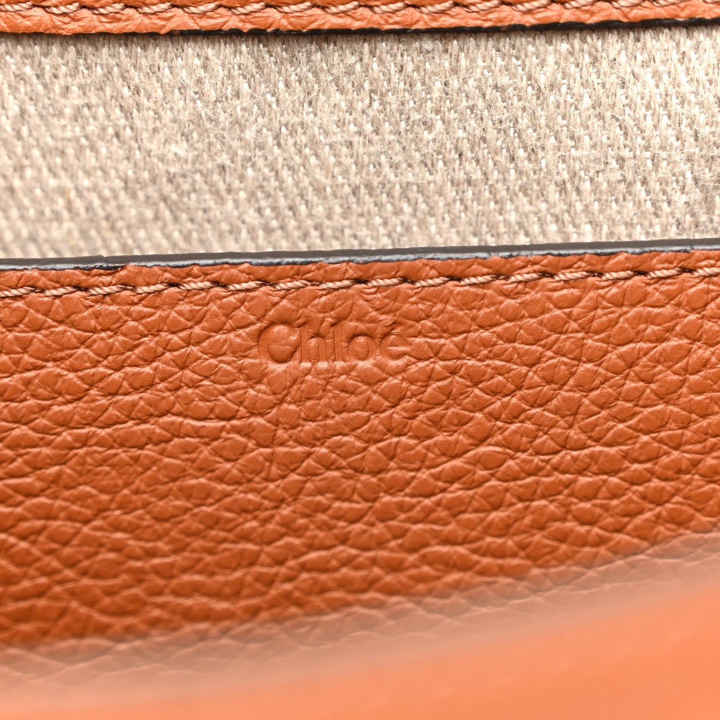 Grained Calfskin Medium Marcie Saddle Bag Tan