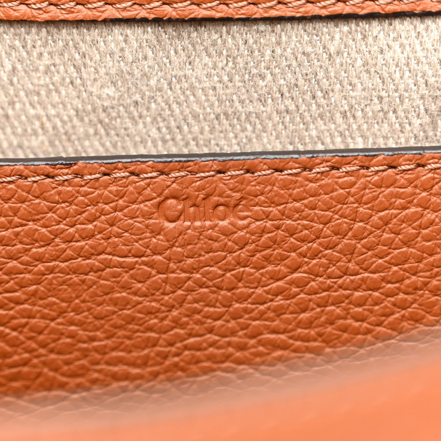 Chloe Grained Calfskin Medium Marcie Saddle Bag Tan 6 of 11