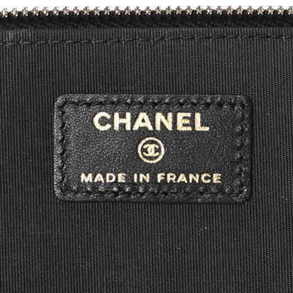 Chanel Lambskin Quilted Small Top Handle Vanity Case With Chain Black 6 of 10