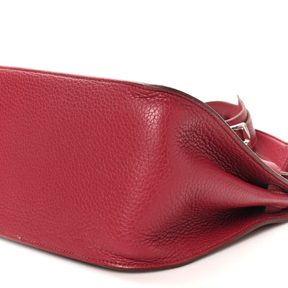 Hermes Taurillon Clemence Jypsiere 28 Rubis 10 of 12